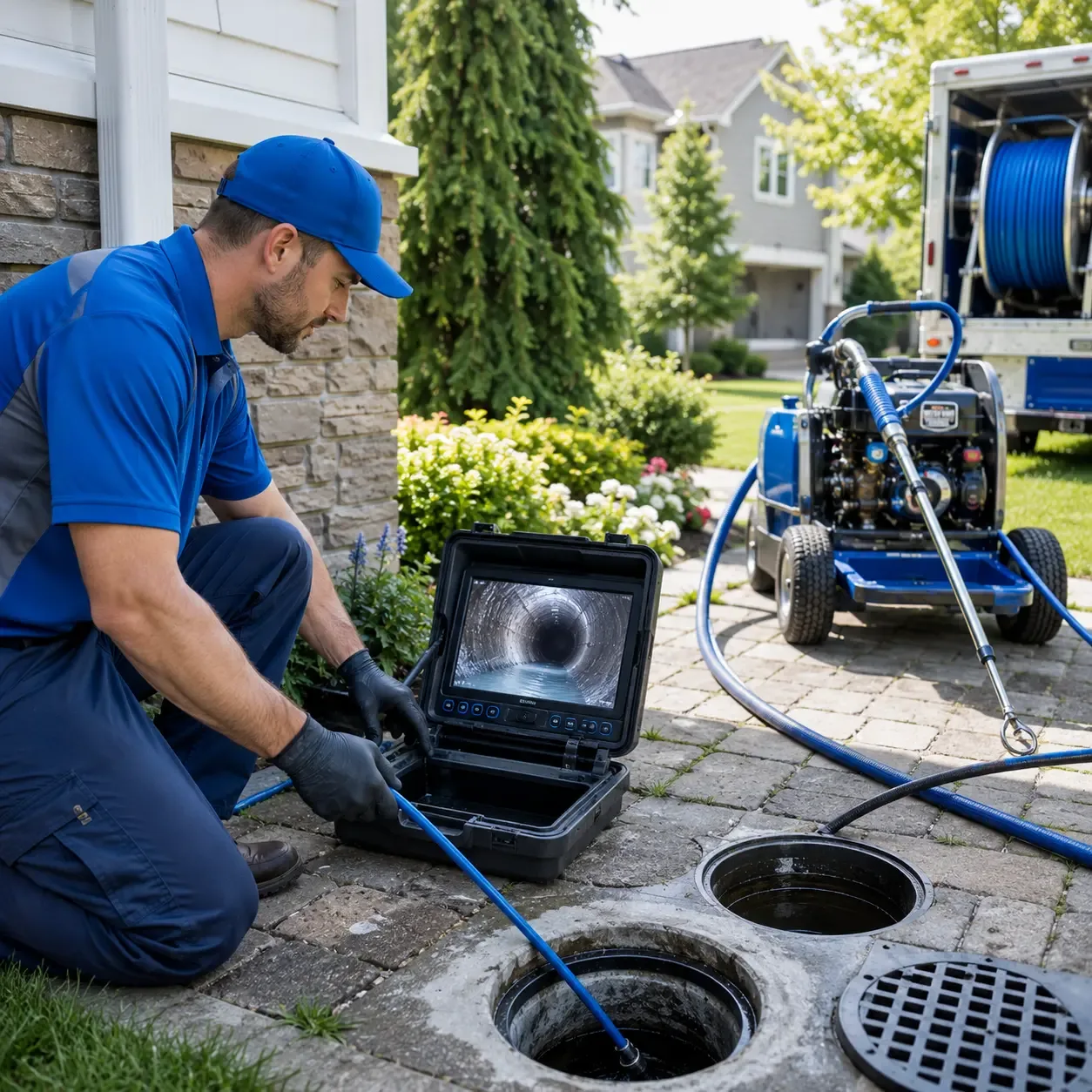 Outdoor drain cleaning professionals serving Canadensis, PA
